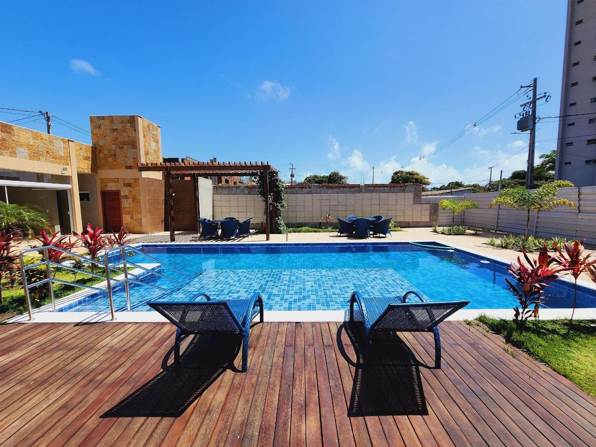 Jpn18 - Duplex Em Condominio Fechado Prox. A Praia Natal Esterno foto