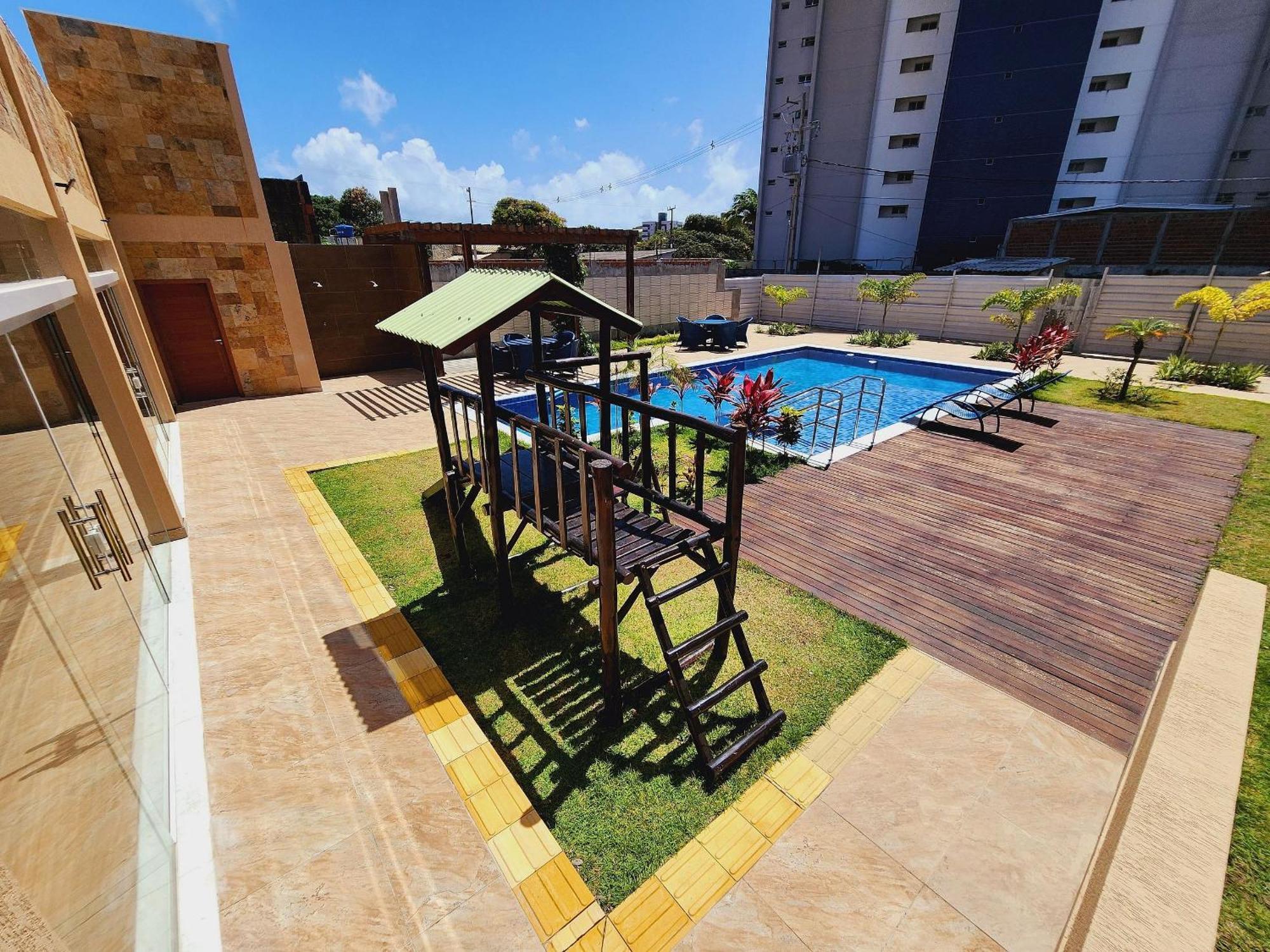 Jpn18 - Duplex Em Condominio Fechado Prox. A Praia Natal Esterno foto